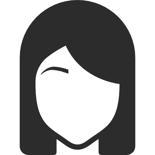 Woman with long hair: icon image